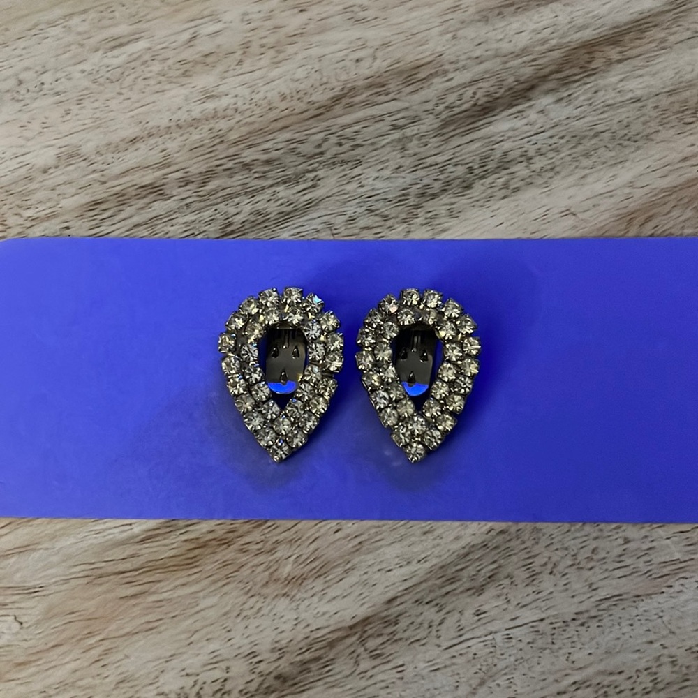 Vintage Rhinestone Shoe Clips